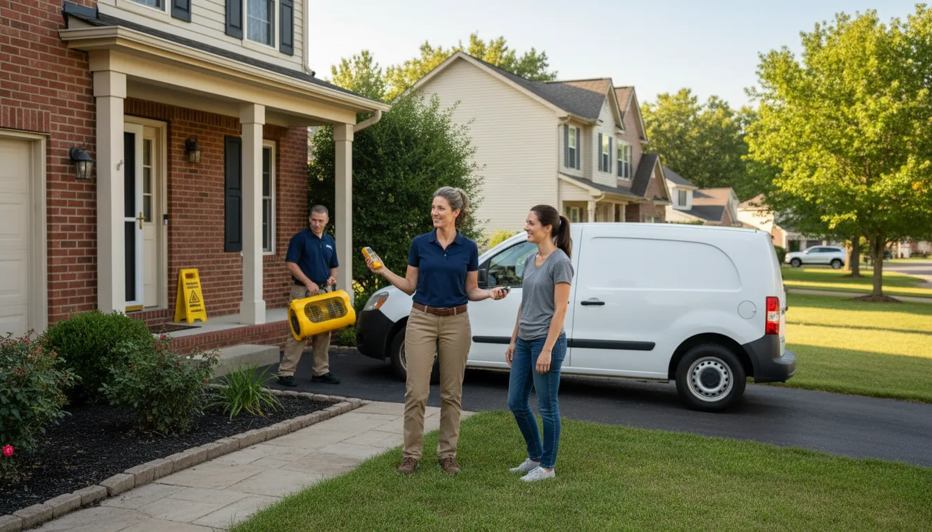 Water restoration image for Dehumidification And Cleanup Services in New Madrid, MO